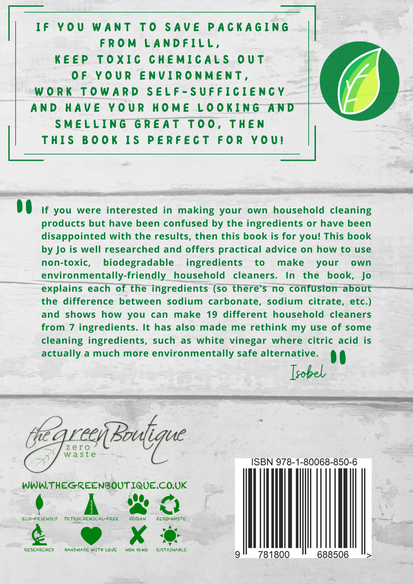 MY SUSTAINABLE CLEANING GUIDE