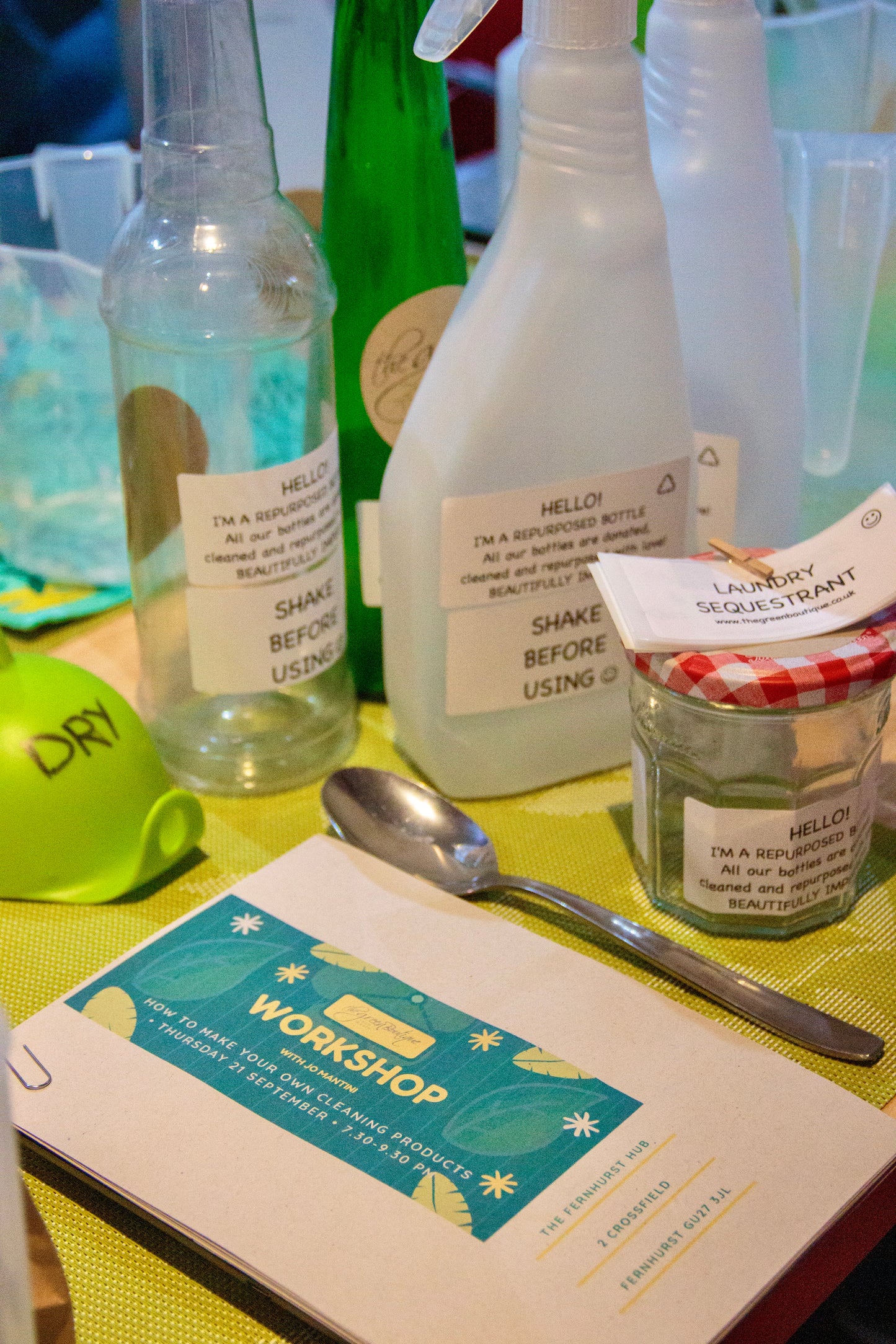 MAKE YOUR OWN NATURAL, ZERO-WASTE CLEANING PRODUCTS: FERNHURST WORKSHOP