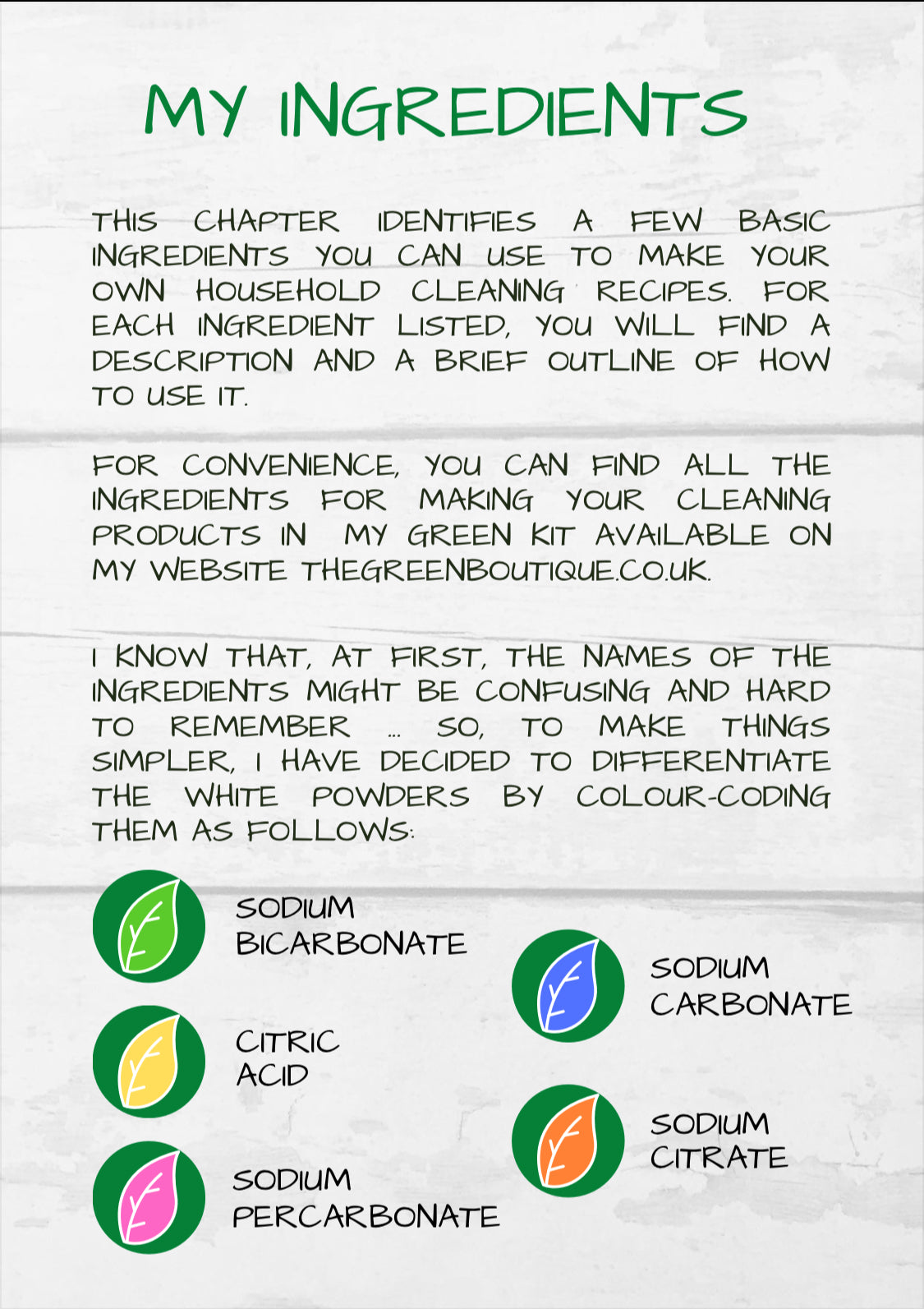 MY SUSTAINABLE CLEANING GUIDE